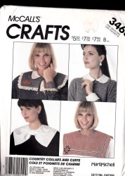 3463 COUNTRY COLLARS SAILOR PETER PAN APPLQ, CUFFS PATTERN
